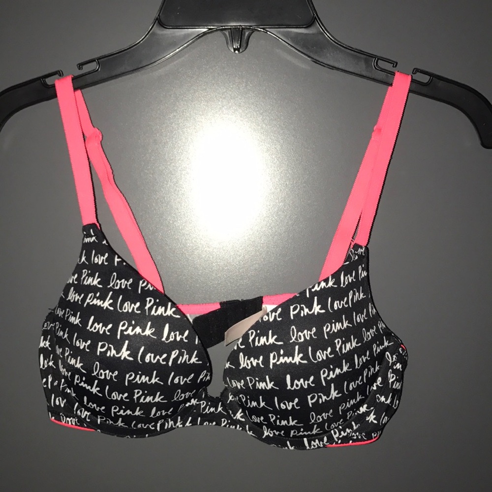 Pink bra